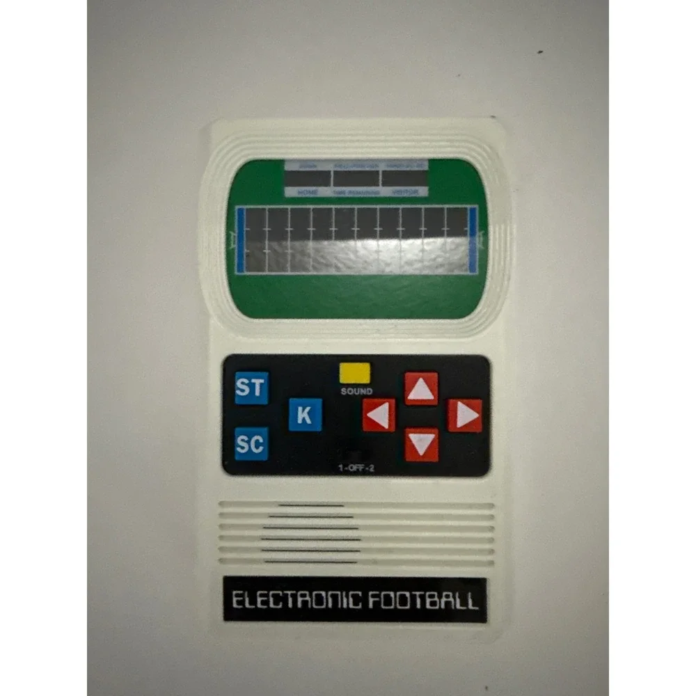 Vintage Electronic Football Handheld Game - Portable - Mattel - Sound - Tested